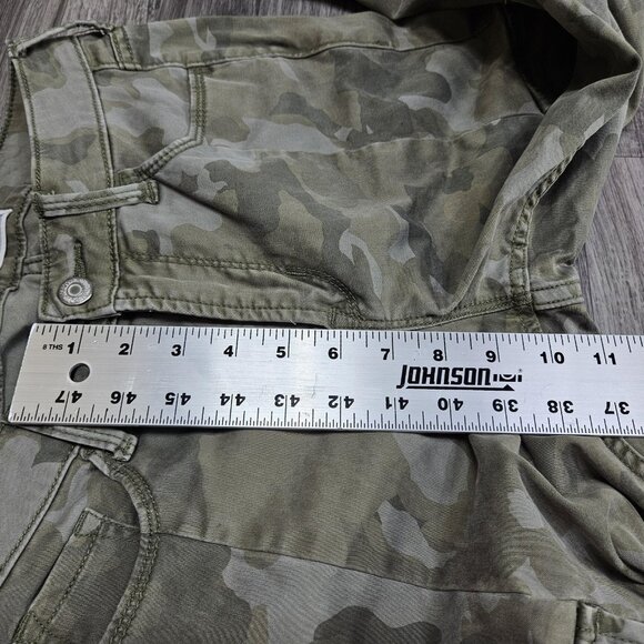 Old Navy Rockstar Jeans Womens 4 Green Camo High Rise Super Skinny Cargo Pants - Picture 9 of 10
